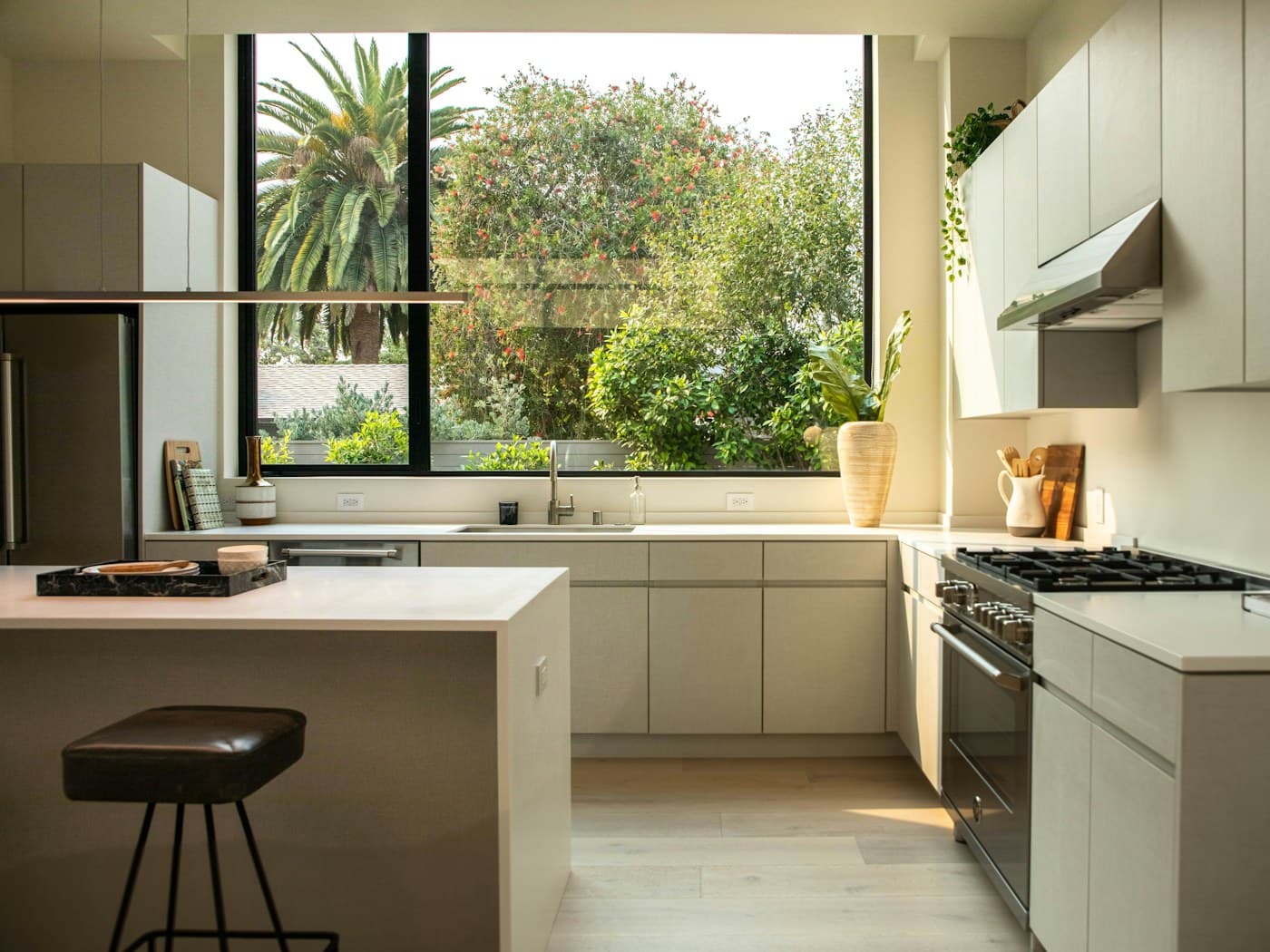 Measured layout study, illustrative kitchen planning image