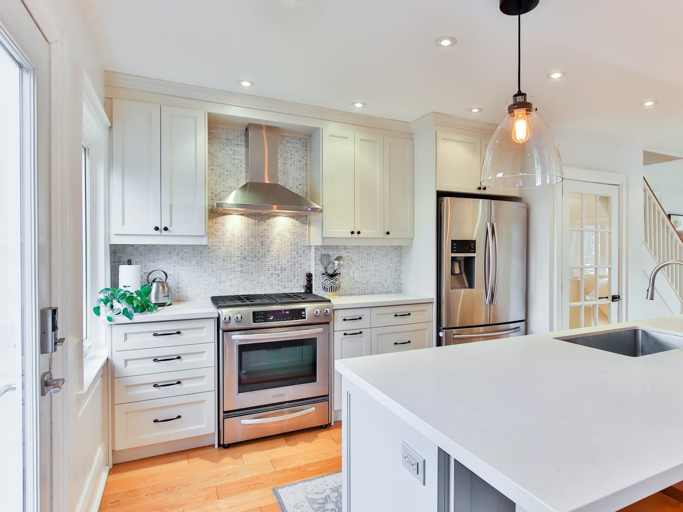 Kitchen elevation study, illustrative kitchen planning image