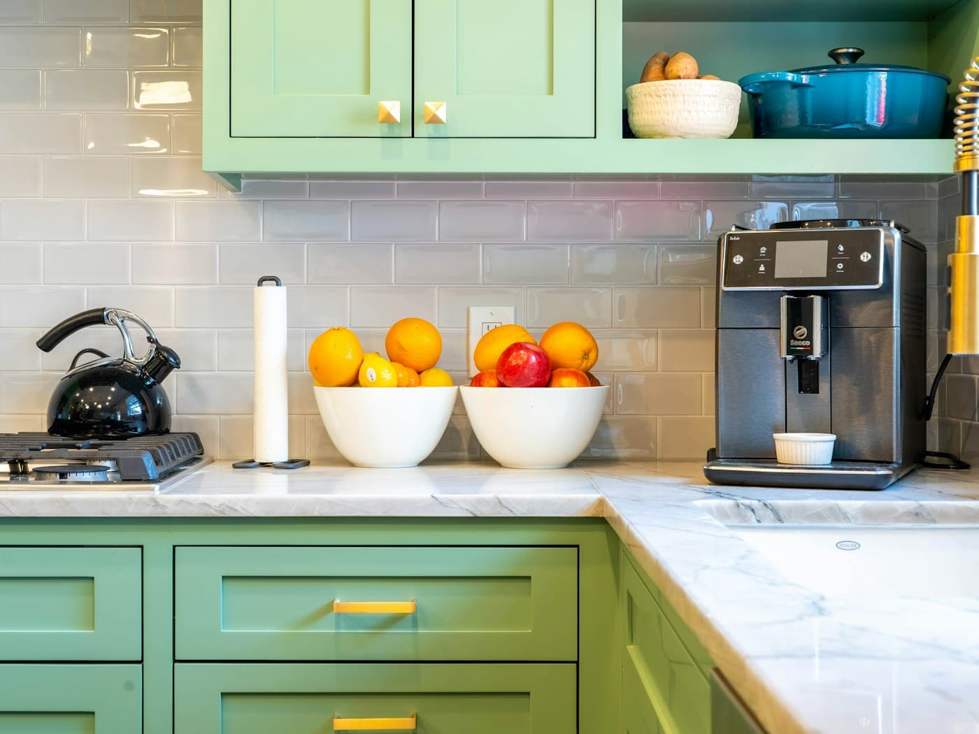 Coordinated remodel concept, illustrative kitchen planning image