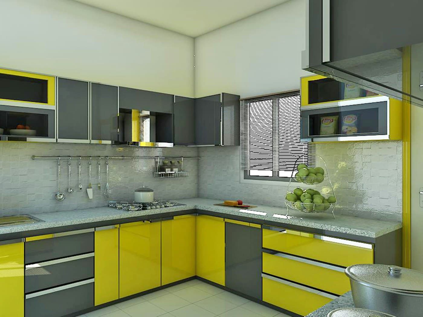 Coordinated remodel concept, illustrative kitchen planning image